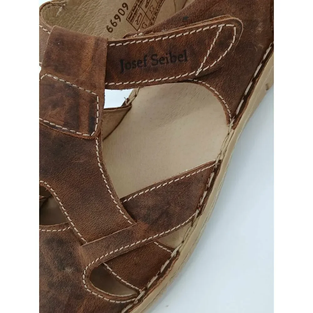Leather closed-toe sandal, Josef Seibel Rosalie 29